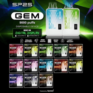 SP2S GEM拋棄式電子煙思博瑞一次性9000口