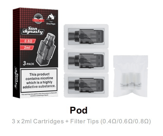 Orca Vape San Dynasty 30W小海豚主機煙彈空倉:圖片 3